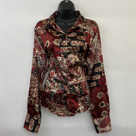 Giorgio Fiorlini Tops - 🎉3/$20 Giorgio Fiorlini Blouse Size XL H-64